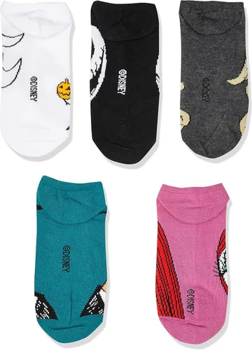 Vista 3 de Disney Paquete de 5 calcetines de pesadilla antes de Navidad para mujer