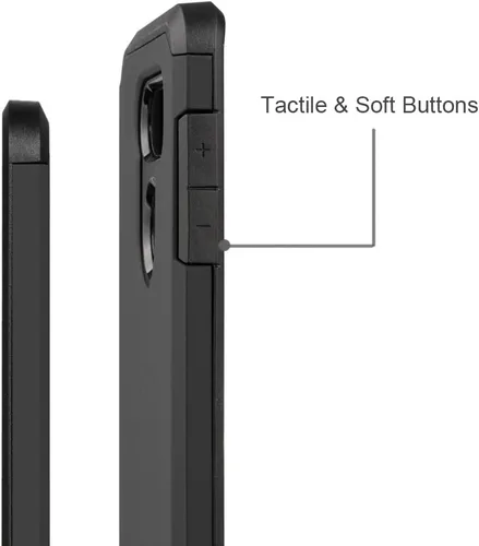Vista 5 de LG V30 Caso, [ArmorBox] [Dual Layer] híbrido prueba de golpes Rugged Case de Protección para LG V30 de J & D, Negro