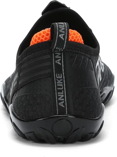 Vista 5 de ANLUKE Zapatos de agua para hombre y mujer, zapatos de natación, zapatos acuáticos, de secado rápido, para playa, surf, deportes acuáticos