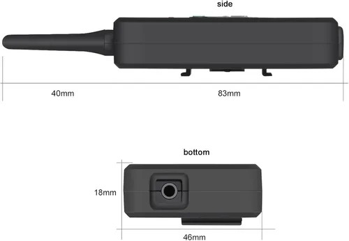 Vista 9 de EJEAS FBIM Intercomunicador Bluetooth profesional de árbitro de fútbol, 850 mAh, dúplex, 1500 M, inalámbrico Bluetooth con función de reducción
