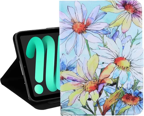 Vista 16 de Dteck Funda delgada para Apple iPad mini de 8.3 pulgadas (A17 Pro), Mini (6ª generación) de 8.3 pulgadas con función de encendido automático