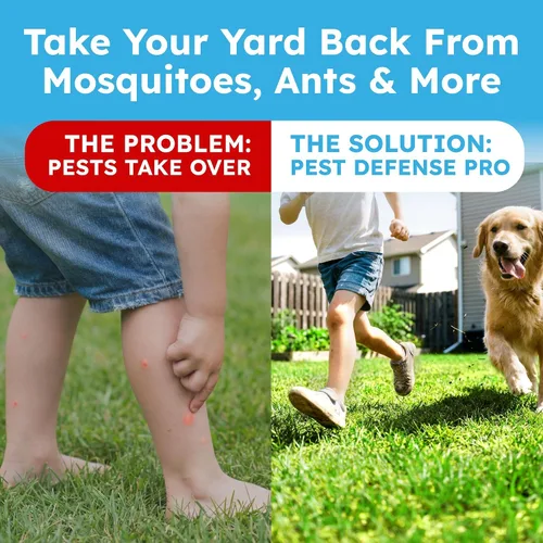 Vista 5 de BugMD Pest Defense Pro - Spray de aceite de menta para insectos y repelente de mosquitos para patio al aire libre – Ant Killer & Garrapatas Spray