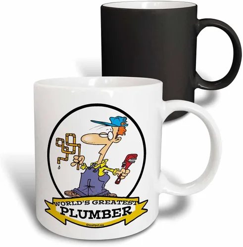 Vista 9 de 3D Rose 103449_4 - Taza de cerámica de dos tonos, 11 onzas, negro/blanco