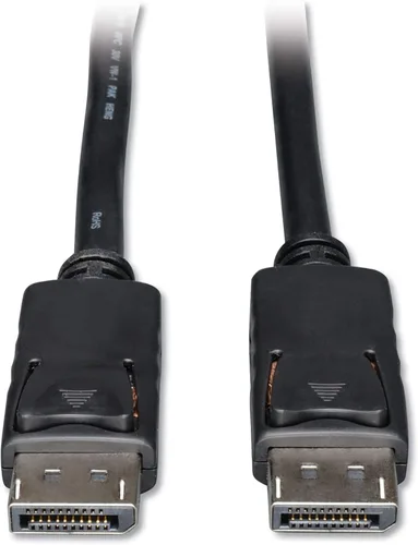 Vista 4 de TRIPP LITE Cable DisplayPort con pestillos (M/M), DP a DP, 4K x 2K, 6 pies (P580-006), negro