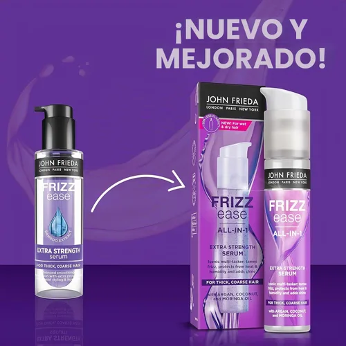 Vista 6 de John Frieda Frizz-Ease - Suero extra fuerte de 6 efectos, 1.69 onzas (paquete de 3)