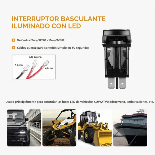 Vista 3 de Auxbeam® Luz LED