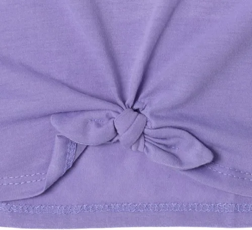 Vista 4 de Bluey Camiseta con estampado anudado para niñas de niño pequeño a niño grande