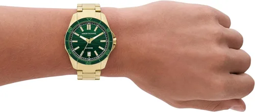 Vista 4 de AX Armani Exchange Dive-Inspired Sports Watch for Men with Stainless Steel or Silicone Band