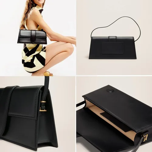 Vista 6 de Bolsos de hombro para mujer, bolso cuadrado Hobo tote mini bolso de mano pequeño bolso de hombro bolso cruzado bolso de mano