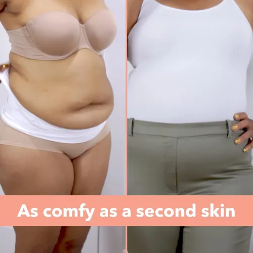 Vista 4 de SHAPERMINT Camiseta de compresión sin mangas Control de abdomen y cintura para mujer