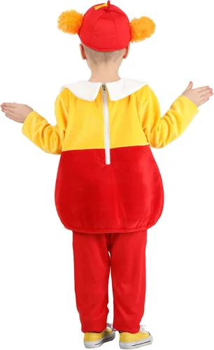 Vista 2 de Disfraz de Tweedle Dee/Dum para niños pequeños