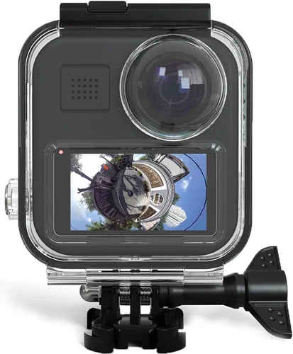 Vista 2 de OKFUN Funda impermeable solo para Go Pro MAX2,40M/131FT Funda protectora de buceo subacuático con accesorio de montaje de soporte