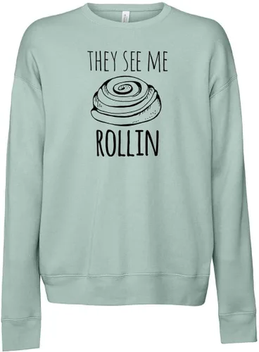 Vista 16 de Long Sleeve Unisex/Men's Sweatshirt, Unisex Graphic Sweatshirt, Shirts with Sayings, Heather Gray or Dusty Blue