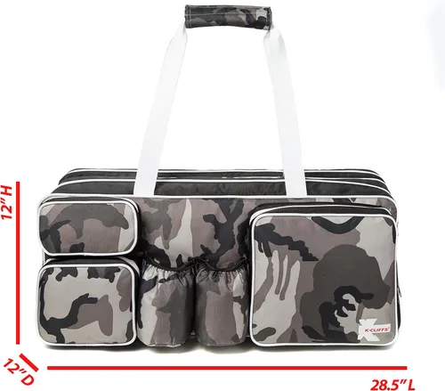 Vista 5 de Bolsa de raqueta de tenis Nylon balístico de lujo Compartimento para zapatos