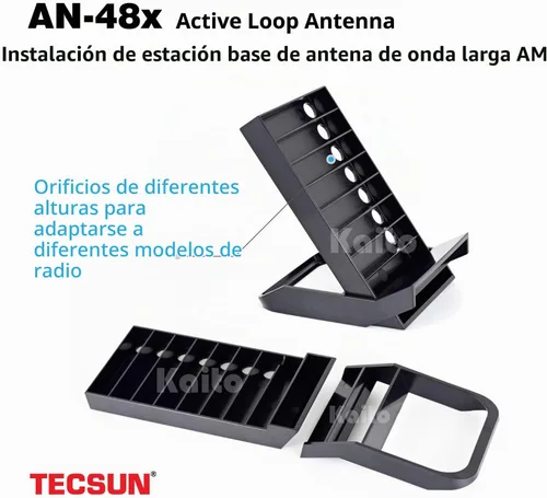 Vista 5 de Tecsun AN-48X Antena de radio AM/LW/SW de bucle activo