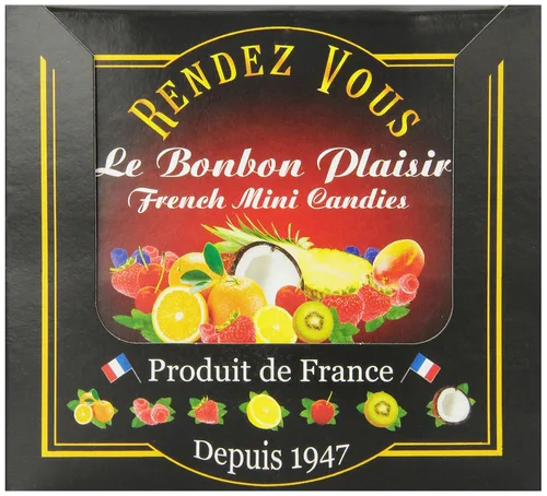 Vista 6 de Rendez Vous, Mini caramelos franceses, limón agrio, 1.5 onzas (paquete de 12)
