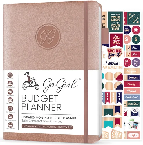Vista 8 de GoGirl Planificador de Presupuesto – Organizador Mensual de Planificación Financiera, Libro de Presupuesto. Cuaderno de Seguimiento de Gastos, Negro