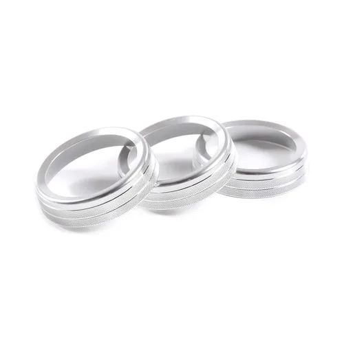 Vista 6 de Anillos de ajuste de aire acondicionado trasero para Land Rover Defender 110 2020 accesorios de coche (plateado)