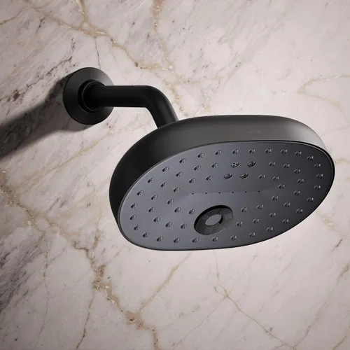 Vista 2 de Kohler 26290-G-BL Statement® Cabezal de ducha de tres funciones, 1.75 gpm, negro mate