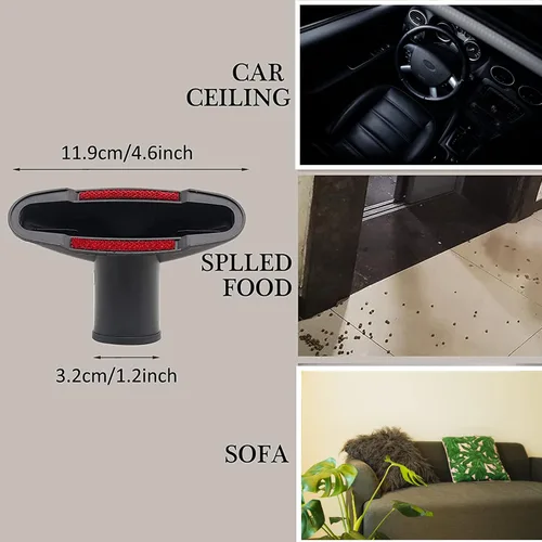 Vista 4 de ANBOO Juego de accesorios de vacío, accesorios de aspiradora de 1 1/4 pulgadas, kit de limpieza, accesorios de cepillo de piso de madera dura