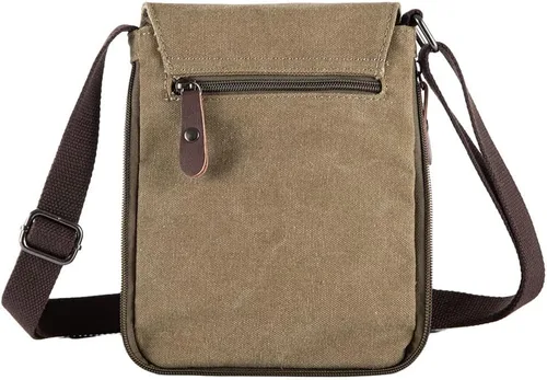 Vista 27 de Sechunk Vintage Canvas Messenger Cross body bag Shoulder bag
