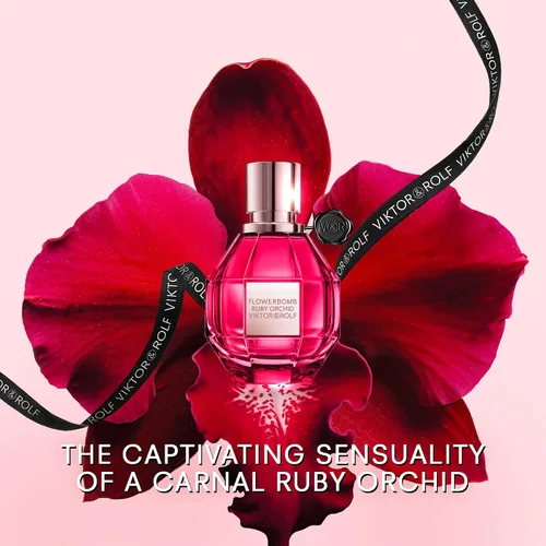 Vista 3 de Viktor&Rolf - Flowerbomb Ruby Orchid Eau de Parfum - Perfume para mujer - Floral y afrutado - Con notas de vainilla y melocotón