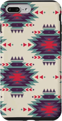 Vista 12 de Funda única con diseño azteca navajo rojo turquesa occidental para iPhone 17