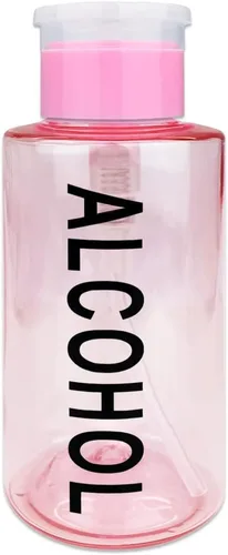 Vista 17 de Dispensador de bomba de empuje transparente de 7 onzas, botella recargable vacía con tapa abatible, para esmalte de uñas, viajes, embalaje