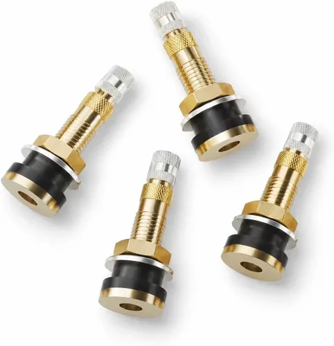 Vista 6 de CKAuto TR500 Vástagos de Válvula de Neumático, Vástagos de Válvula de Metal de 2.01'', Vástago de Válvula de Neumático de Latón de Inserción