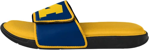 Vista 271 de FOCO Sandalias deportivas de espuma para ducha con logotipo de equipo universitario de la NCAA para hombre