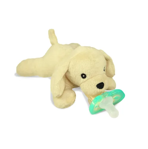 Vista 16 de RaZbaby Bear RaZbuddy - Portachupetes de Peluche para Recién Nacidos en Adelante, Hecho en EE.UU., Chupete Ortodóntico Desmontable JollyPop
