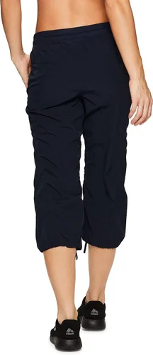 Vista 3 de RBX Active - Pantalón capri de cuerpo ligero y tejido elástico con cordón, moda para la mujer