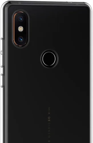 Vista 7 de MaiJin Funda para Xiaomi Mi Mix 2S (5.99 pulgadas) Soft TPU Gel Bumper Transparente Cubierta Trasera