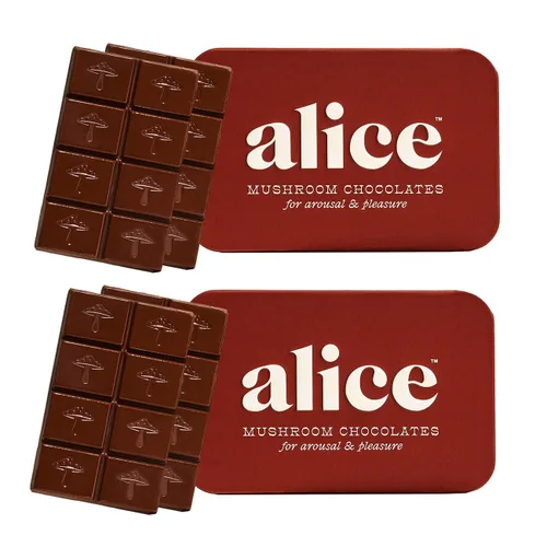 Vista 12 de Alice Mushrooms Brainstorm Chocolates de Hongos Bocados Energéticos para Concentración, Claridad y Función Cognitiva Melena de León, Hongos
