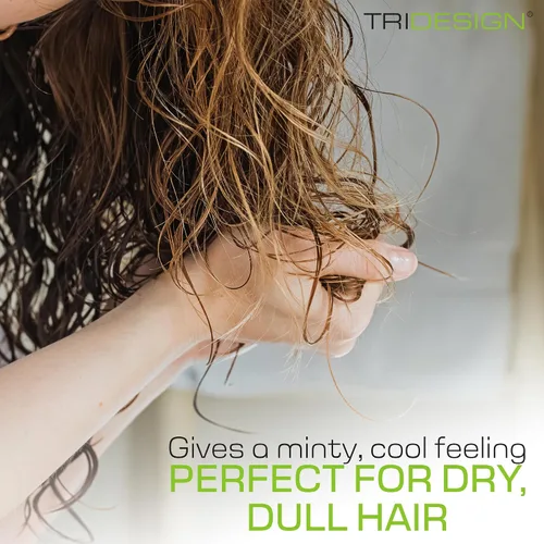 Vista 5 de TRIDESIGN Unific Energy - Acondicionador hidratante sin enjuague para cabello rizado, suero antiencrespamiento y acondicionador profundo