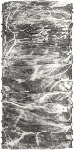 Vista 8 de BUFF CoolNet - Polaina de cuello UV, protección solar UPF 50, transpirable, versátil, máscara facial de secado rápido, blanco y gris, tamaño adulto