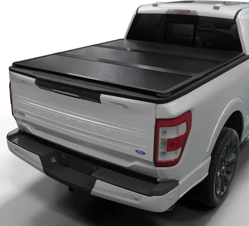 Vista 10 de Toptiny - Cubierta de cama de camioneta plegable de perfil bajo, se adapta a Ford F-150 2004-2014 de 5'5" de largo (66")