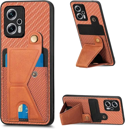 Vista 167 de Funda para Oppo K10x / OnePlus Nord CE 2 Lite 5G Funda para Realme 9 5G / 9 Pro / Q5 / V25 Funda de piel sintética con ranuras para tarjetas