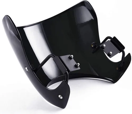 Vista 3 de Parabrisas de motocicleta compatible con Kawasaki Z900RS Cafe Racer 2018-2020 Z 900 RS Motocycle Part Smoke Z 900RS Parabrisas carenado deflector