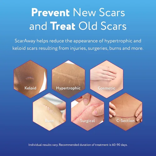 Vista 2 de ScarAway Gel de silicona 100% de grado médico para cicatrices de cara, cuerpo, quirúrgico, quemaduras, hipertrófico, queloides y tratamiento