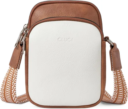 Vista 7 de CLUCI Bolsos cruzados pequeños para mujer de cuero para teléfono celular