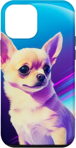 Vista 16 de Chihuahua Dog Retro Rainbow para Chihuahua Dog Lovers Case para iPhone 17