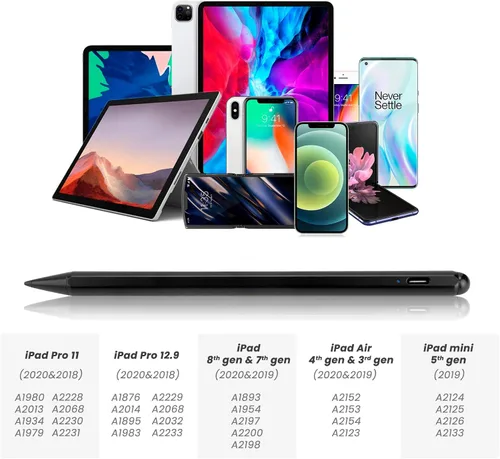 Vista 6 de iPad Pencil Pro - 2 lápices capacitivos de carga rápida para Apple iPad Pro 11 de 13 pulgadas M4, funciona para iPad Pro de 11 pulgadas, 12.9 Blanco