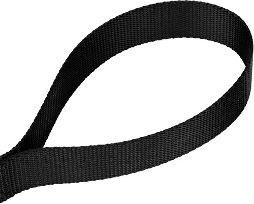 Vista 8 de Country Brook Design - Collar de perro de nailon Martingale y correa de doble asa-Negro-S