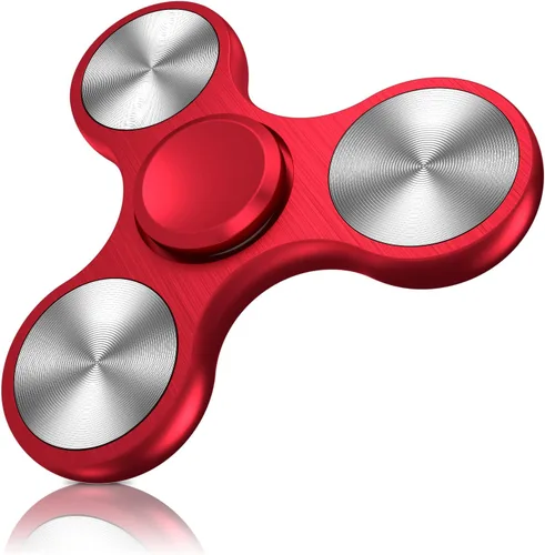 Vista 7 de ATESSON Fidget Spinner Juguete Ultra Duradero de Acero Inoxidable Rodamiento de Alta Velocidad Giros de Precisión Material de Metal Mano Spinner