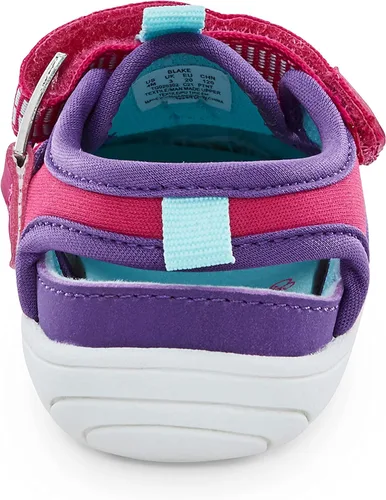 Vista 4 de Stride Rite 360 Tenis Blake para niñas, fucsia, talla 3 para bebés, Fuschia