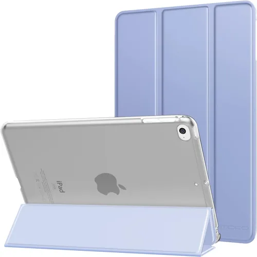 Vista 41 de MoKo Funda para iPad mini 5 2019/Mini 4 2015 (5ta/4ta Generación 7.9 pulgadas), funda delgada y ligera con soporte, con protector traslúcido