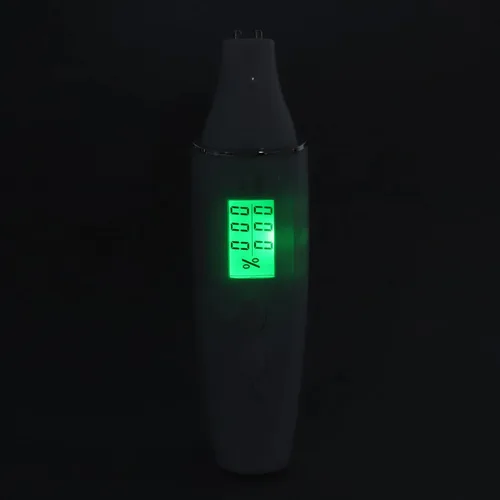 Vista 9 de Analizador de piel Analizador de aceite de piel, Mini medidor portátil Pantalla LCD Digital, Detector de aceite de agua para el cuidado de la piel