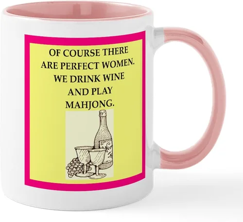 Vista 71 de CafePress Mahjong Mugs - Taza de café de cerámica de 11 oz (11.0 fl oz)