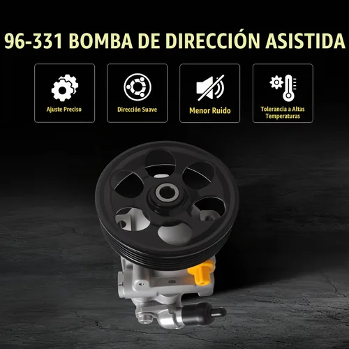 Vista 7 de TUCAREST Bomba de dirección asistida 96-331 (Para 2.5L 2458cc Aspirado naturalmente; Eng. EJ253) Compatible con 2009-2010 Su-baru Forester